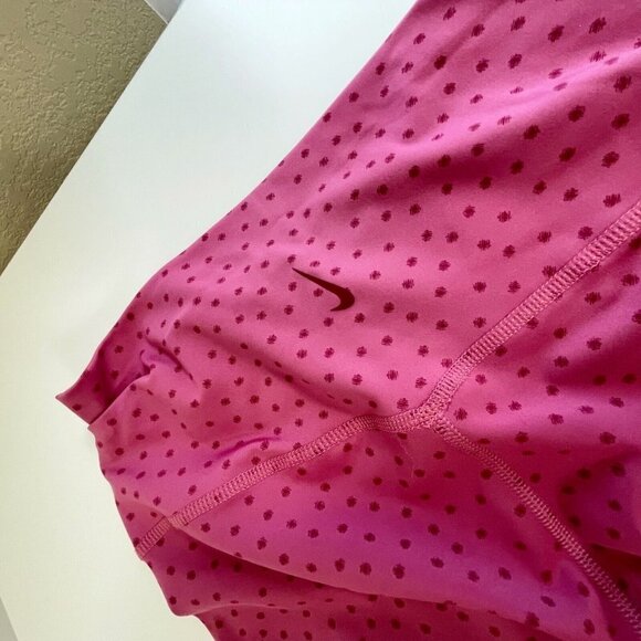 Nike Womens Yoga Dot Twist 7/8 Capri Tights Pink Size M Athletic CZ9144-633 - Picture 4 of 12